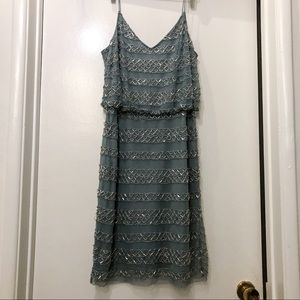 Adrianna Papell Beaded Cocktail Dress